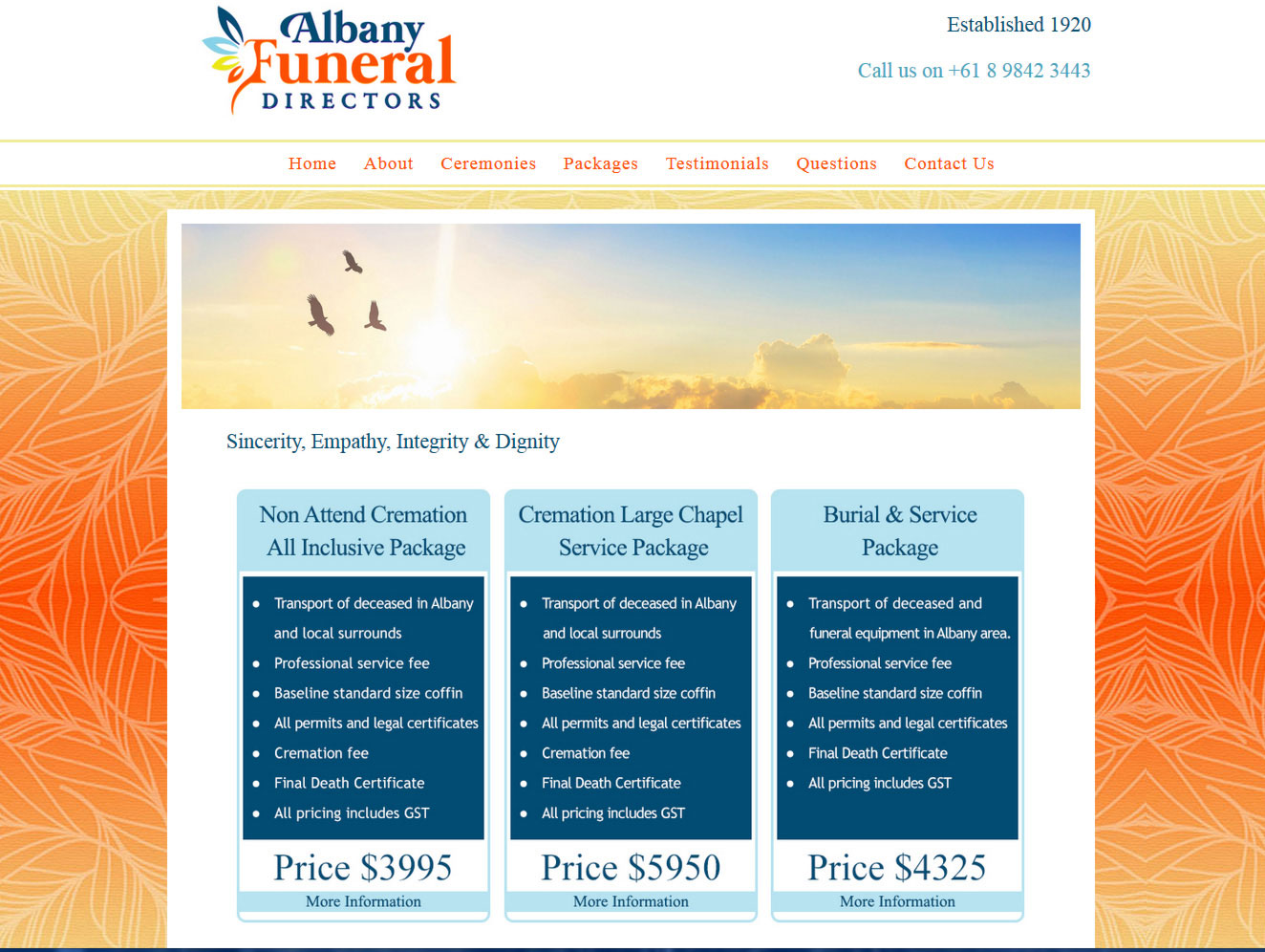 Albany Funerals